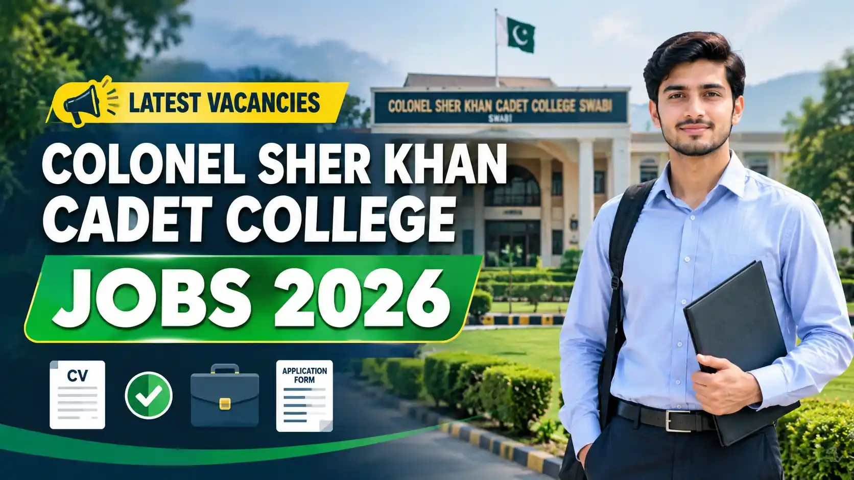 Colonel Sher Khan Cadet College Swabi Jobs 2026 – Latest Staff Vacancies